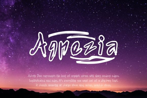 Agnezia: A Timeless Script Font for Digital Design