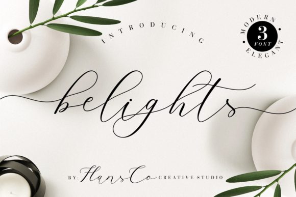 Belights: A Handwritten Font That Elevates Branding