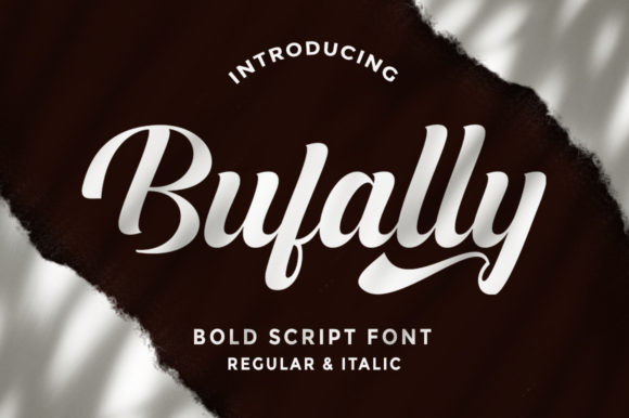 Bufally: A Vintage Script Font for Bold Branding