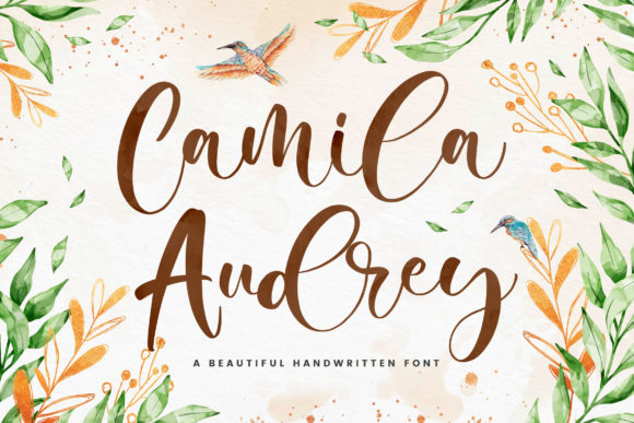 Camila Audrey: A Script Font with a Modern Soul