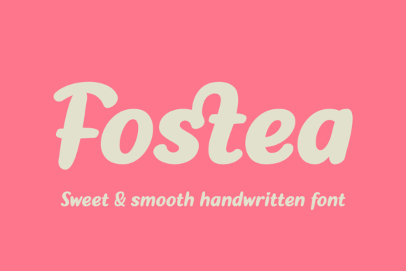 Fostea: A Script Font That Elevates Your Brand