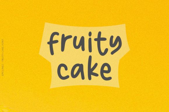 Fruity Cake: A Font That Brings Creativity to Your Brand