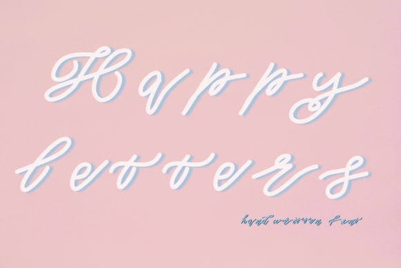 Happy Letters: A Versatile Script Font for Digital Design