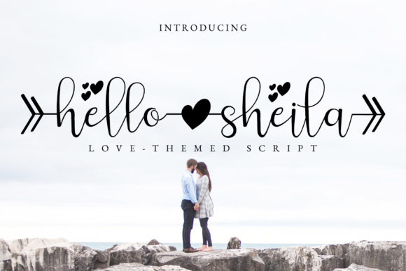 Hello Sheila: A Script Font for Romantic Craft Projects