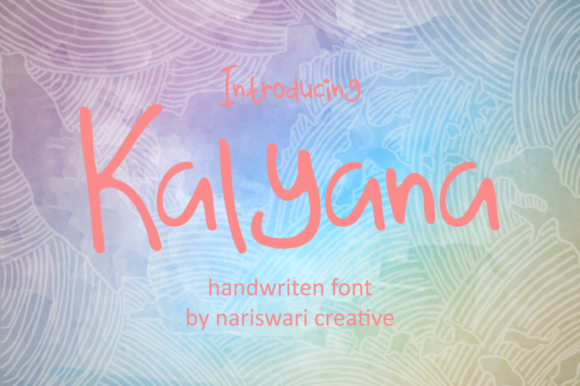 Kalyana: A Handwritten Font That Brings Your Creations to Life