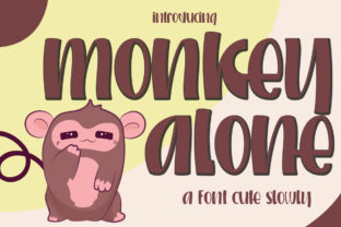 Monkey Alone: A Playful Font for Digital Design