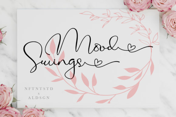 Mood Swings Font: A Versatile Script for Crafters and Designers
