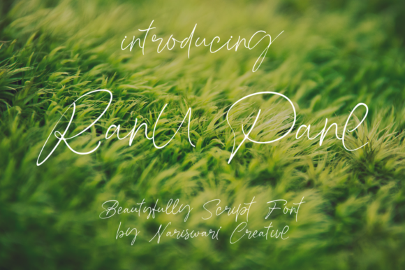 Ranu Pane: A Timeless Script Font for Crafters and Designers
