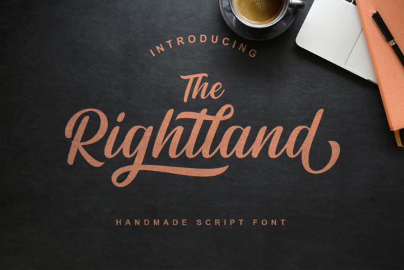 Rightland: A Versatile Font for Digital Branding and Web Design