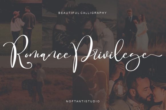 Romance Privilege: A Script Font for Crafters and Designers