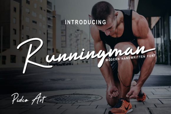 Runningman: A Handwritten Font for Creative Branding
