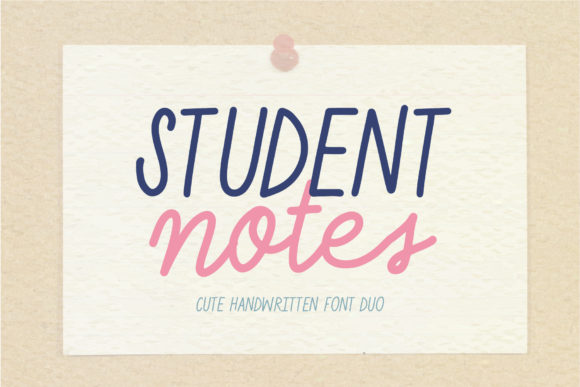 Student Notes Font: A Creative Tool for Handmade Crafters