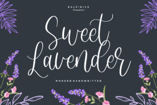 Sweet Lavender: A Timeless Script Font for Crafters and Designers