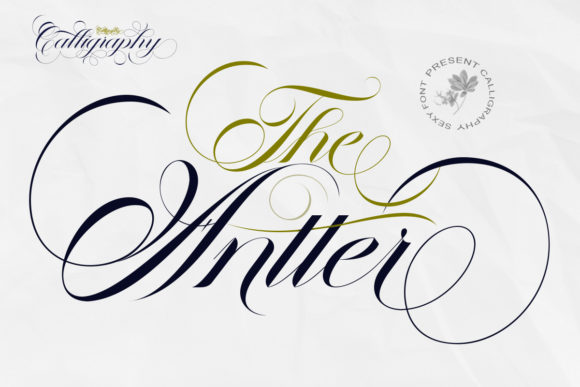 The Antter: A Script Font That Elevates Your Brand