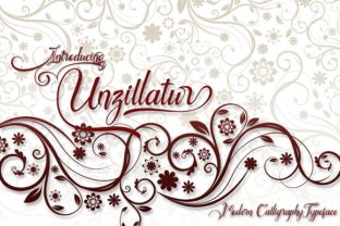 Unzillatur: A Script Font for Editorial Creativity