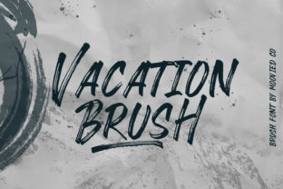 Vacation Brush: A Bold Script Font for Dynamic Digital Campaigns