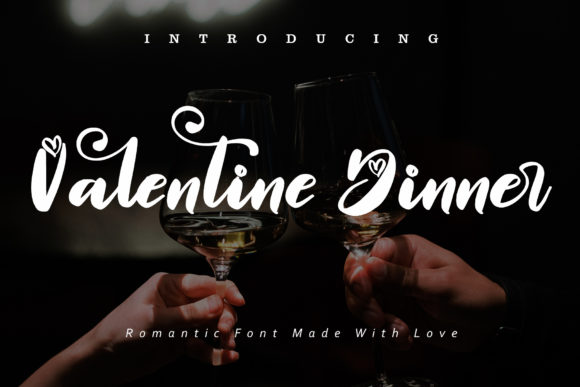 Valentine Dinner: A Font for Editorial Elegance